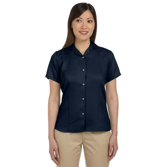 Harriton Bahama Cord Camp Shirt (M570W) Navy, S