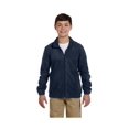 thumbnail image 1 of Harriton Big Boy's Full-Zipper Polyester Fleece Pullover, Style M990Y, 1 of 1