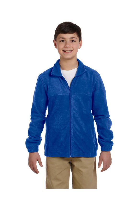 Big Boy's Full-Zipper Polyester Fleece Pullover, Style M990Y