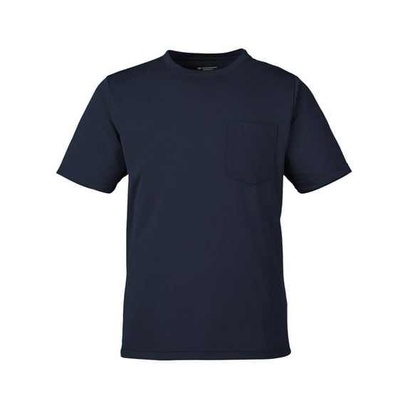 Harriton M118 Unisex Charge Snag and Soil Protect T-Shirt-Dark Navy-M