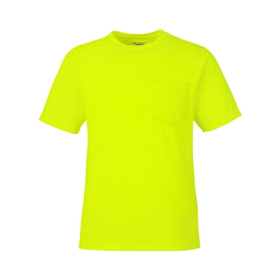 Harriton M118 Unisex Charge Snag and Soil Protect T-Shirt-Safety Yellow-XL