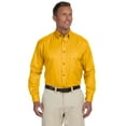 thumbnail image 1 of Harriton Easy Blend Long-Sleeve Twill Shirt with Stain-Release (M500) Sunray Yellow, 5XL, 1 of 3
