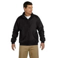 thumbnail image 1 of Harriton M740 Unisex Fleece Lined Nylon Jacket-Black/ Black-XL, 1 of 3
