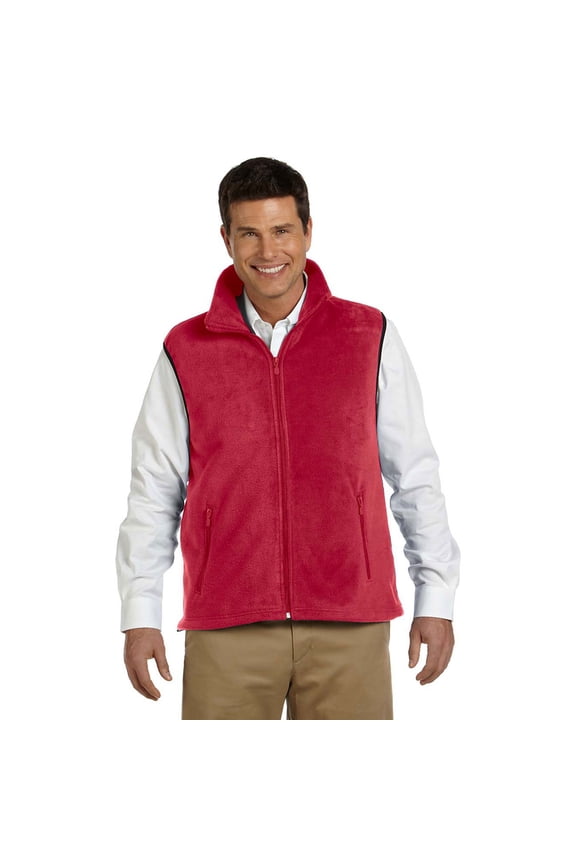 8 Oz. Fleece Vest - Red - Xx-Large