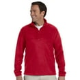 thumbnail image 1 of Harriton Harriton 8 Oz. Quarter Zip Fleece Pullover - Red - X-Large, 1 of 1