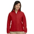 thumbnail image 1 of Harriton Harriton Ladies 8 Oz. Full Zip Fleece Pullover - Red - Small, 1 of 1