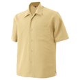 thumbnail image 1 of Harriton Harriton Mens Barbados Textured Camp Shirt - Pineapple - Xx-Large, 1 of 1