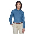 thumbnail image 1 of Harriton Ladies' 6.5 oz. Long-Sleeve Denim Shirt - M550W, 1 of 4