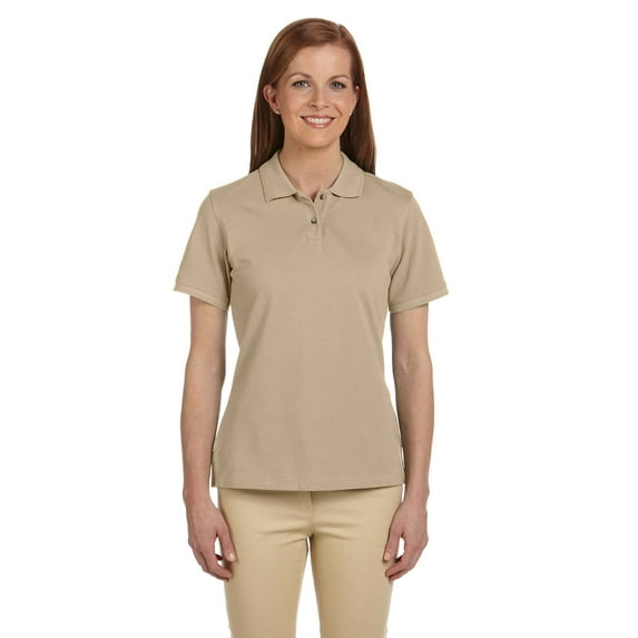 Harriton Ladies' 6 oz. Ringspun Cotton Piqué Short-Sleeve Polo