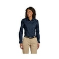 thumbnail image 1 of Harriton Ladies Adjustable Cuffs Poplin Dress Shirt, Style M510W, 1 of 1