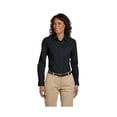 thumbnail image 1 of Harriton Ladies Adjustable Cuffs Poplin Dress Shirt, Style M510W, 1 of 1