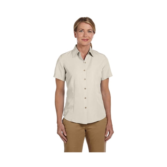 Harriton Ladies Barbados Textured Camp Shirt, Style M560W