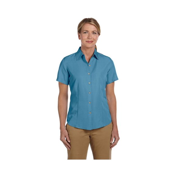 Harriton Ladies Barbados Textured Camp Shirt, Style M560W