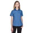 thumbnail image 1 of Harriton Ladies' Barbados Textured Camp&nbsp;Shirt - M560W, 1 of 4