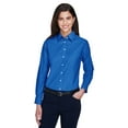 thumbnail image 1 of Harriton Ladies' Long-Sleeve Oxford with Stain-Release - M600W, 1 of 4