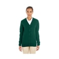 thumbnail image 1 of Harriton Ladies' Pilbloc V-Neck Sweater, M425W ,HUNTER, XS, 1 of 1