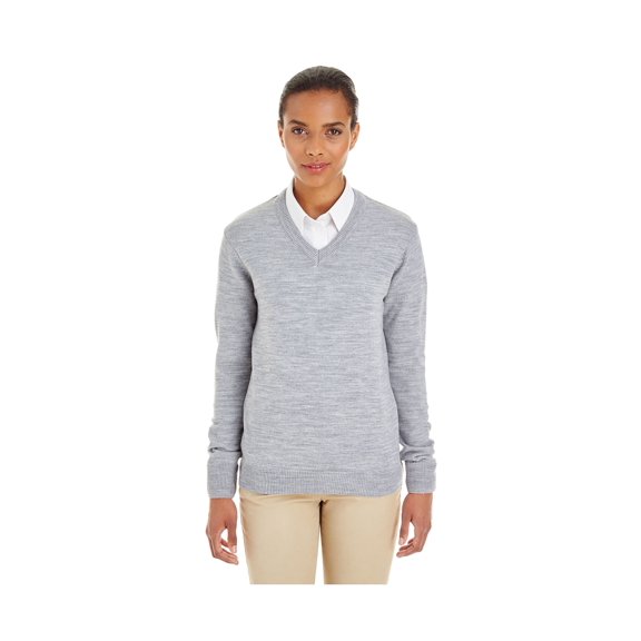 Harriton M420W Ladies' Pilbloc-TM V-Neck Sweater