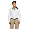 thumbnail image 1 of Harriton M600W Women's Long Sleeve Oxford Dress Shirt-White-2XL, 1 of 3