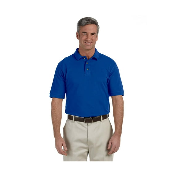 Harriton M200 Mens 6 oz. Ringspun Cotton Pique Short-Sleeve Polo