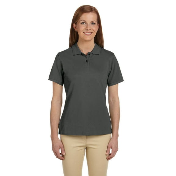 Harriton M200W Ladies 6 oz. Ringspun Cotton Piqué Short-Sleeve Polo