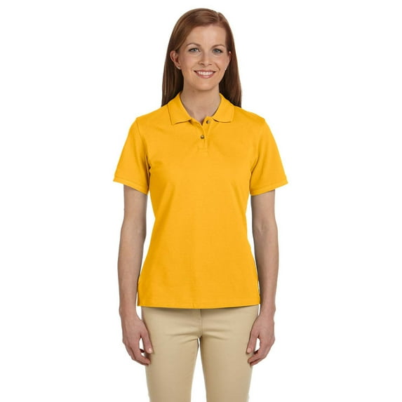 Harriton M200W Ladies Cotton Polo Shirt - Sunray Yellow - 3X-Large