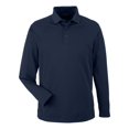 thumbnail image 1 of Harriton M208L Men's Charge Snag and Soil Protect Long Sleeve Polo-Dark Navy-3XL, 1 of 3