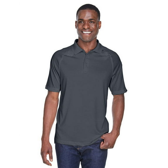 Harriton M211 Men's Advantage Tactical Performance Polo-Dark Charcoal-5XL