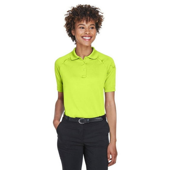 Harriton M211W Women's Advantage Tactical Polo-Safety Yellow-L