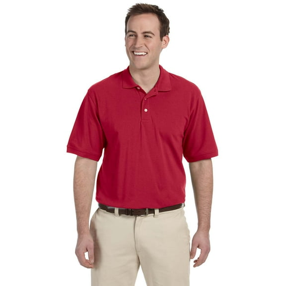 Harriton M265 Men's 5.6 oz. Easy Blend Polo