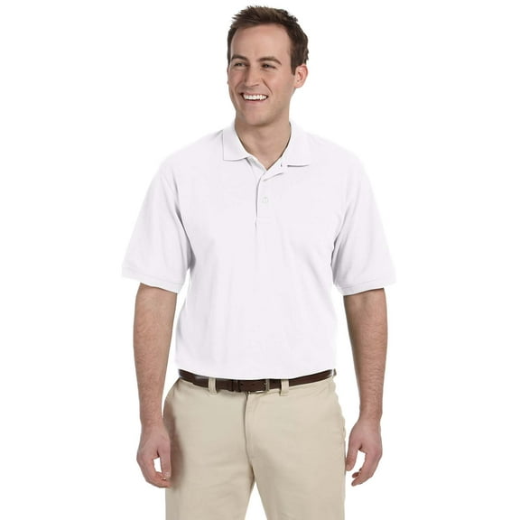 Harriton M265 Men's 5.6 oz. Easy Blend Polo