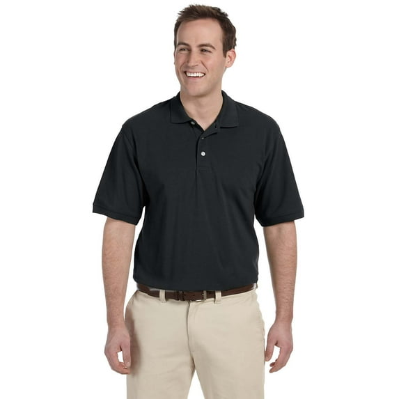 Harriton M265 Men's 5.6 oz. Easy Blend Polo