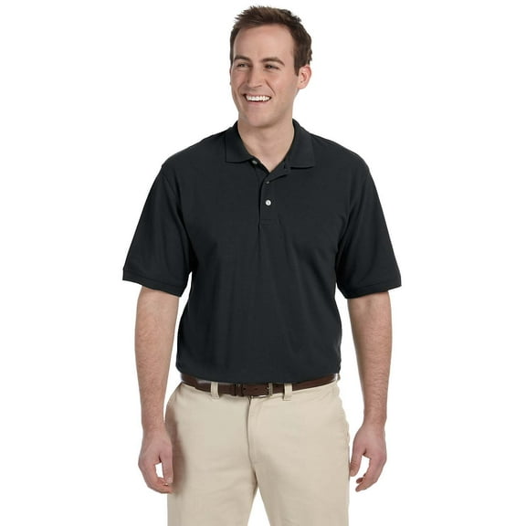 Harriton M265 Men's 5.6 oz. Easy Blend Polo