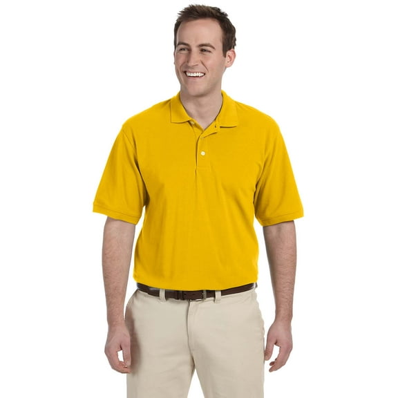 Harriton M265 Men's 5.6 oz. Easy Blend Polo