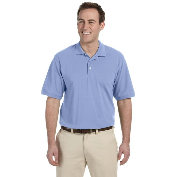 Harriton M265 Men's 5.6 oz. Easy Blend Polo