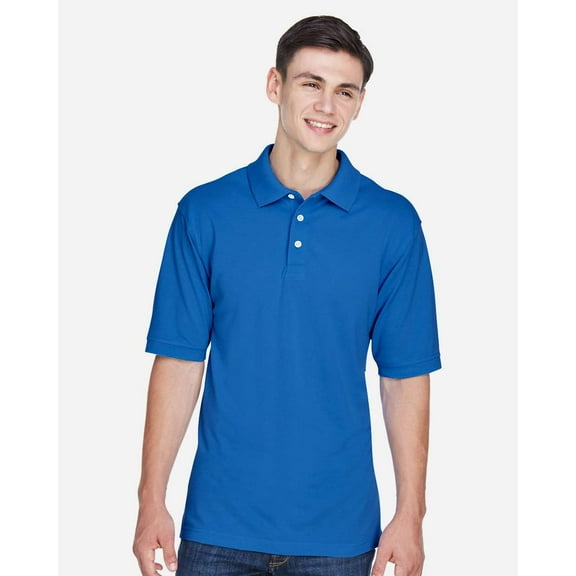 Harriton M265 Men's 5.6 oz. Easy Blend Polo