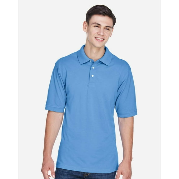 Harriton M265 Men's 5.6 oz. Easy Blend Polo