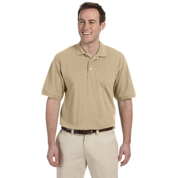 Harriton M265 Men's 5.6 oz. Easy Blend Polo