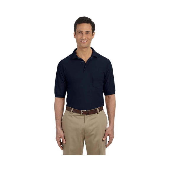Harriton M265P Easy Blend Polo Shirt With Pocket
