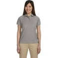 thumbnail image 1 of Harriton M280W Ladies 5 oz. Blend-Tek Polo Grey Heather 3XL, 1 of 3