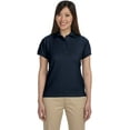 thumbnail image 1 of Harriton M280W Ladies 5 oz. Blend-Tek Polo Navy 2XL, 1 of 3