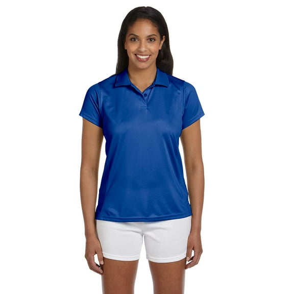 Harriton M315W Ladies 4 oz. Polytech Polo