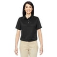 thumbnail image 1 of Harriton M345W Women's Advantage Snag Protection Plus IL Snap Placket Polo-Black-XL, 1 of 3