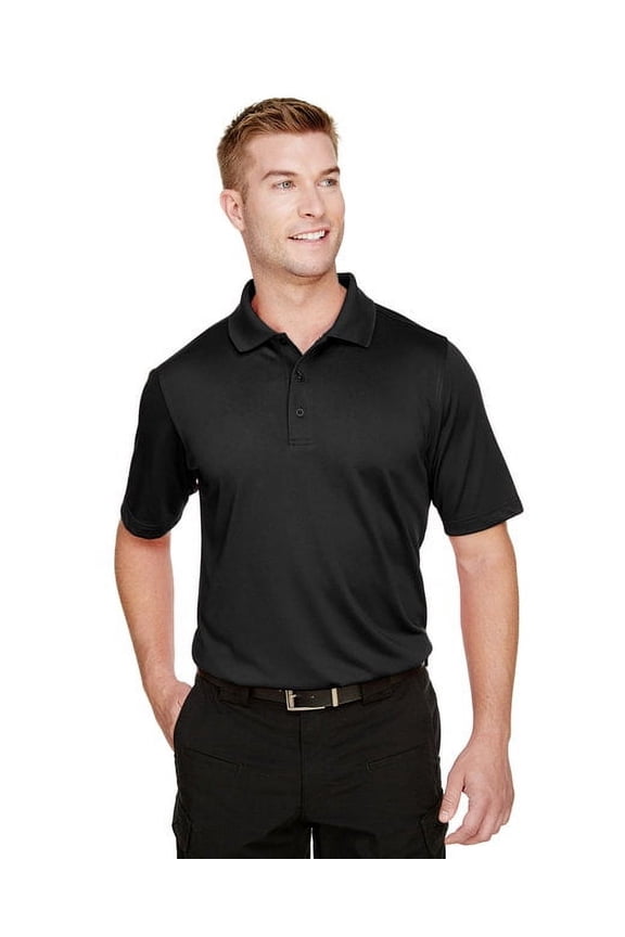 M348 Men's Advantage Snag Protection Plus Polo-Black-4XL