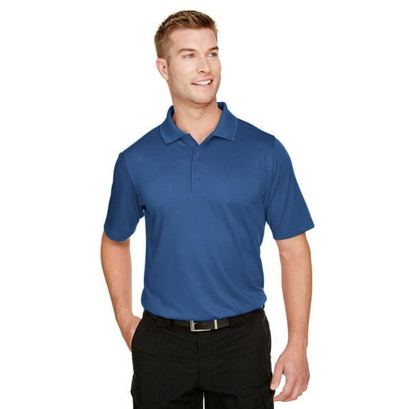 Harriton M348 Men's Advantage Snag Protection Plus Polo-POOL BLUE-S