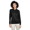 thumbnail image 1 of Harriton M348LW Women's Advantage Snag Protection Plus IL Long Sleeve Polo-Black-2XL, 1 of 3