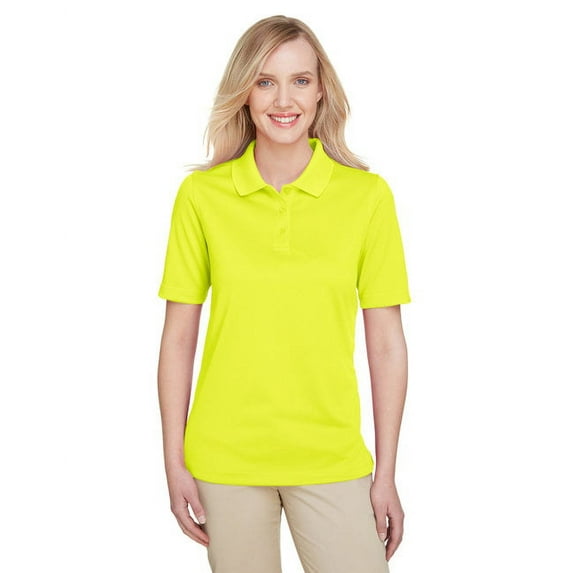 Harriton M348W Women's Advantage Snag Protection Plus Polo-Safety Yellow-S
