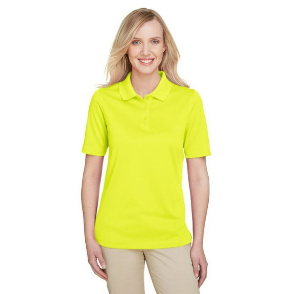 Harriton M348W Women's Advantage Snag Protection Plus Polo-Safety Yellow-2XL