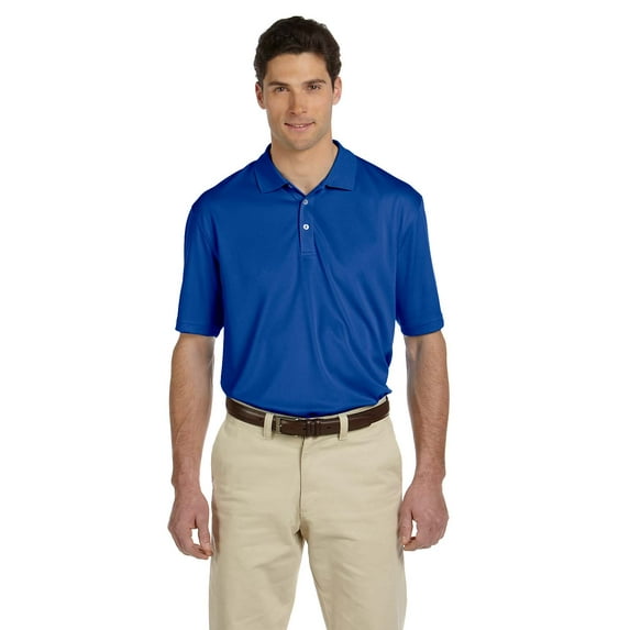 Harriton M353 Men's Double Mesh Polo
