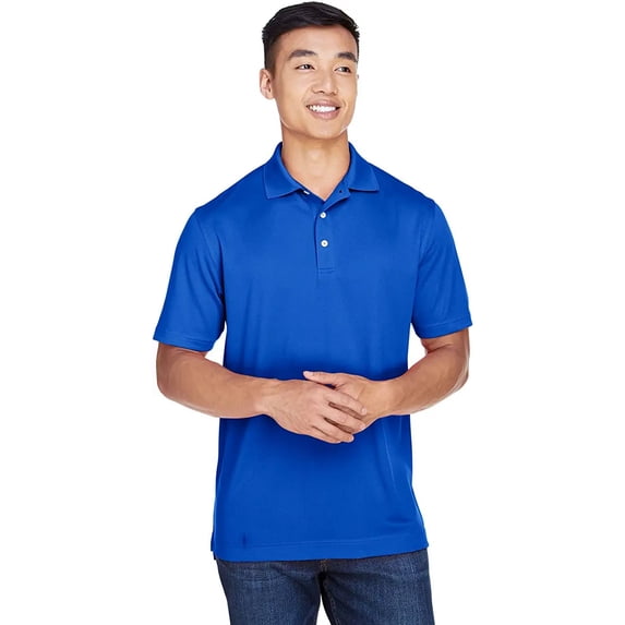 Harriton M353 Men's Double Mesh Polo