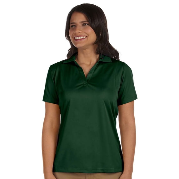 Harriton M354W Ladies Performance Polo Shirt - Dark Green - Medium